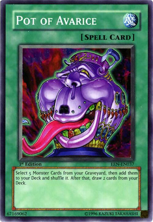 Pot of Avarice EEN-EN037 card from Elemental Energy