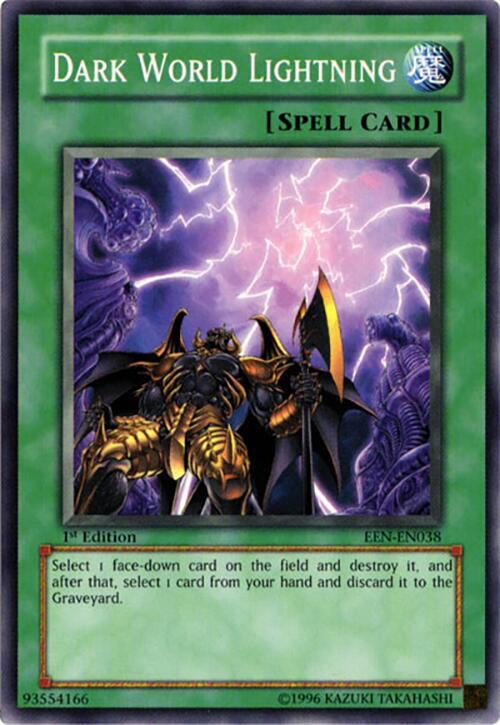Dark World Lightning EEN-EN038 card from Elemental Energy