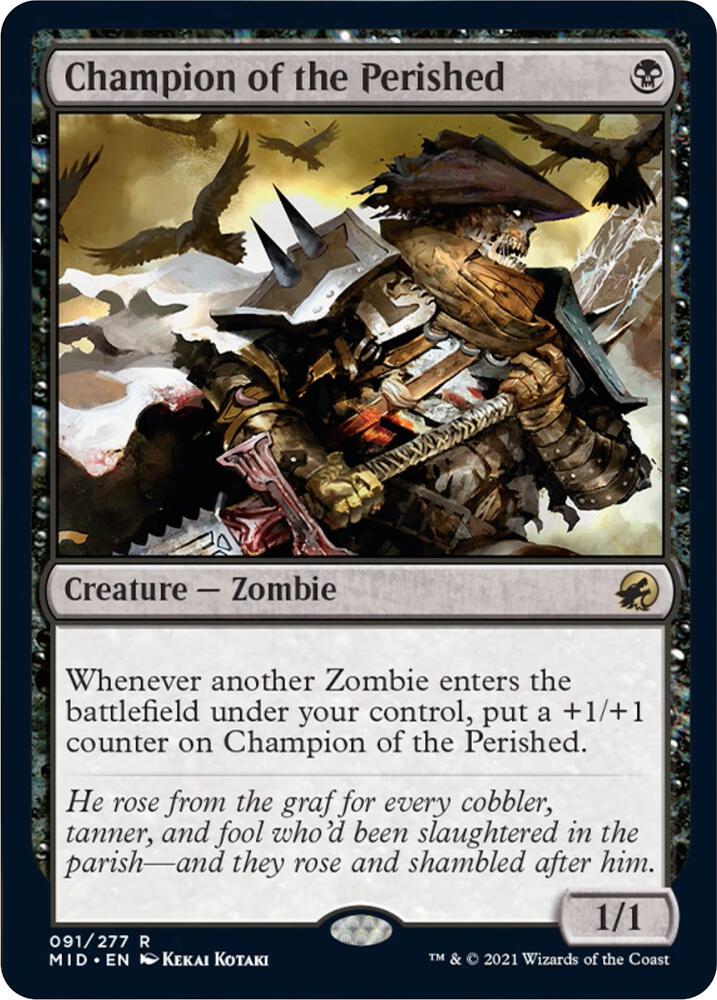 Champion of the Perished 91 card from Innistrad: Midnight Hunt
