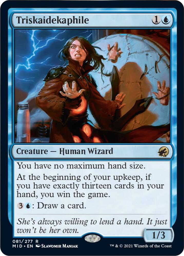 Triskaidekaphile 81 card from Innistrad: Midnight Hunt