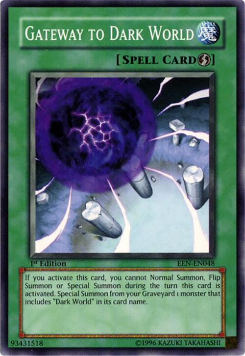 Gateway to Dark World EEN-EN048 card from Elemental Energy