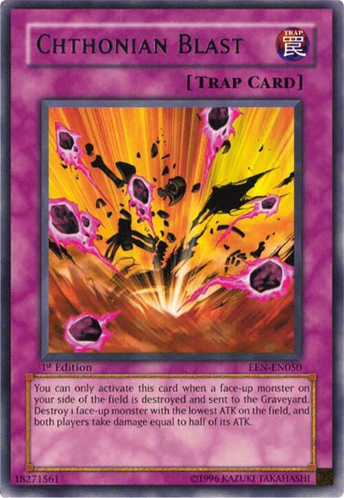 Chthonian Blast EEN-EN050 card from Elemental Energy