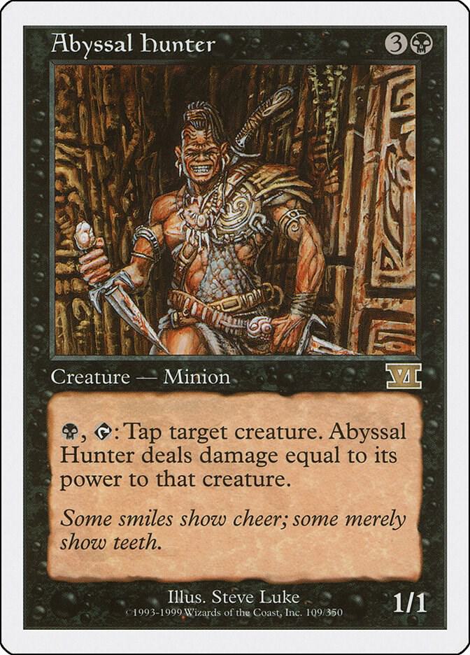 Abyssal Hunter 109 card from Classic Sixth Edition