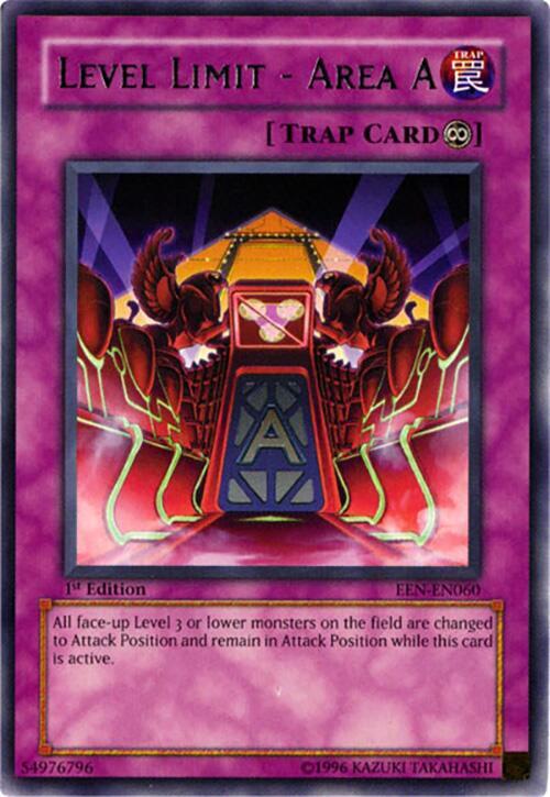 Level Limit - Area A EEN-EN060 card from Elemental Energy