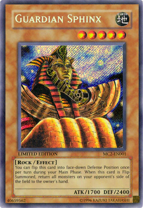 Guardian Sphinx MC2-EN001 card from Master Collection Volume 2