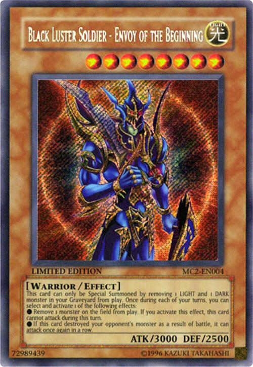 Black Luster Soldier - Envoy of the Beginning MC2-EN004 card from Master Collection Volume 2