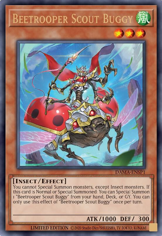 Beetrooper Scout Buggy DAMA-ENSP1 card from Dawn of Majesty