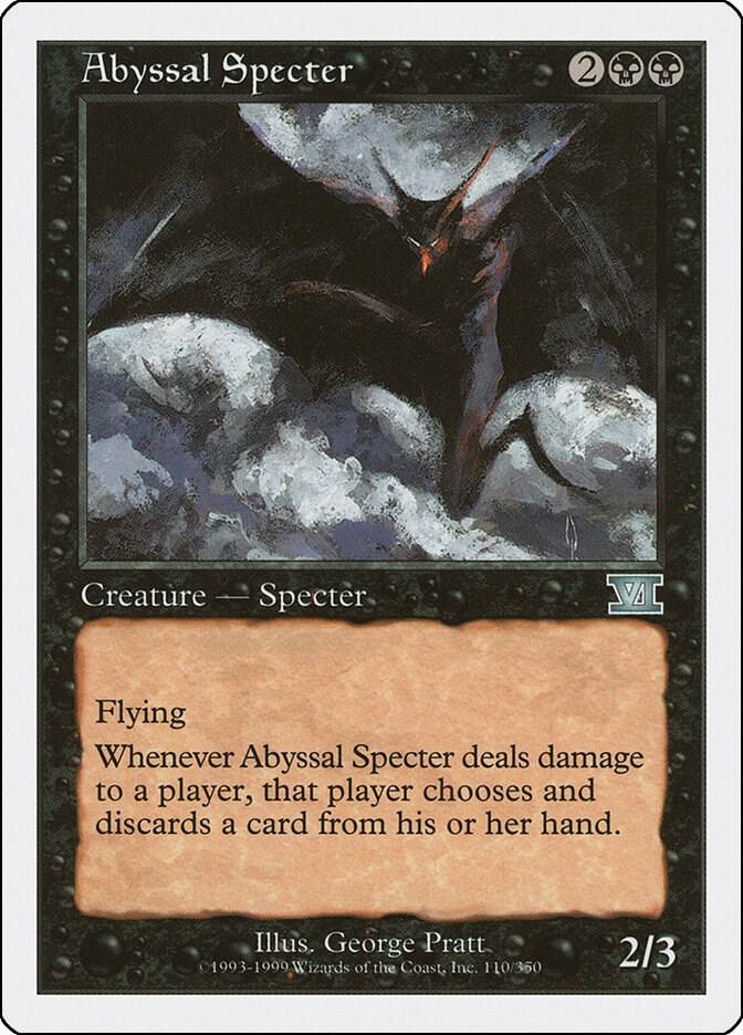 Abyssal Specter 110 card from Classic Sixth Edition