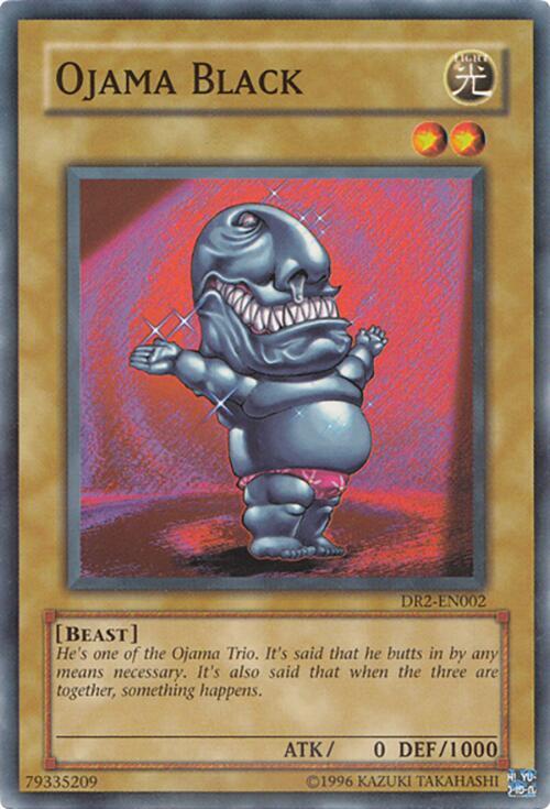 Ojama Black DR2-EN002 card from Dark Revelation Volume 2