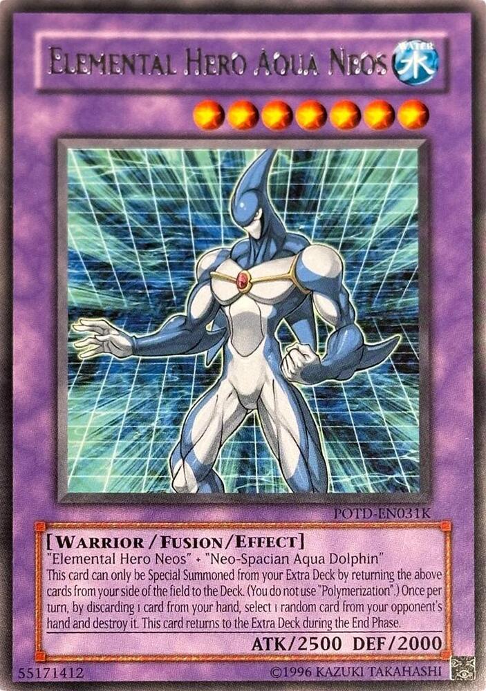 Elemental Hero Aqua Neos POTD-EN031K card from Redemption Replacement