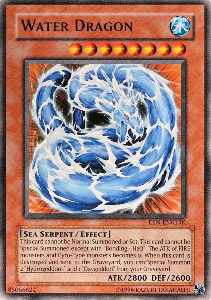 Water Dragon EEN-EN015K card from Redemption Replacement