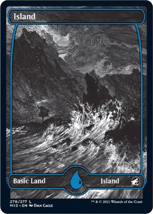 Island 270 card from Innistrad: Midnight Hunt