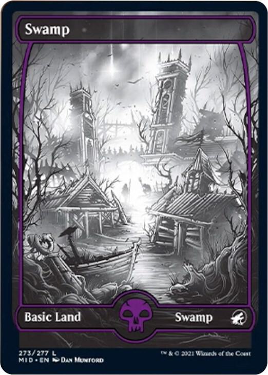 Swamp 273 card from Innistrad: Midnight Hunt