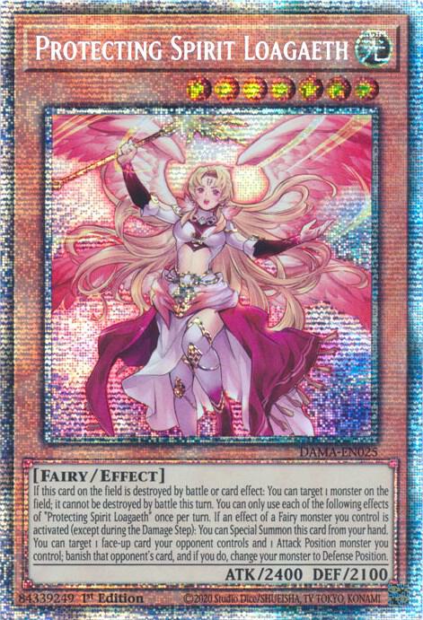 Protecting Spirit Loagaeth (Starlight Rare) DAMA-EN025 card from Dawn of Majesty