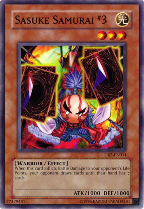 Sasuke Samurai #3 DR2-EN011 card from Dark Revelation Volume 2