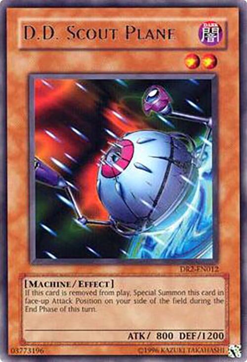 D.D. Scout Plane DR2-EN012 card from Dark Revelation Volume 2
