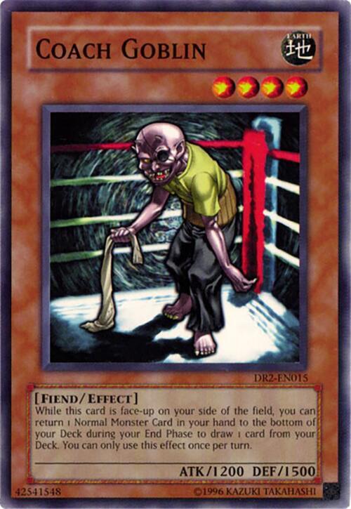 Coach Goblin DR2-EN015 card from Dark Revelation Volume 2