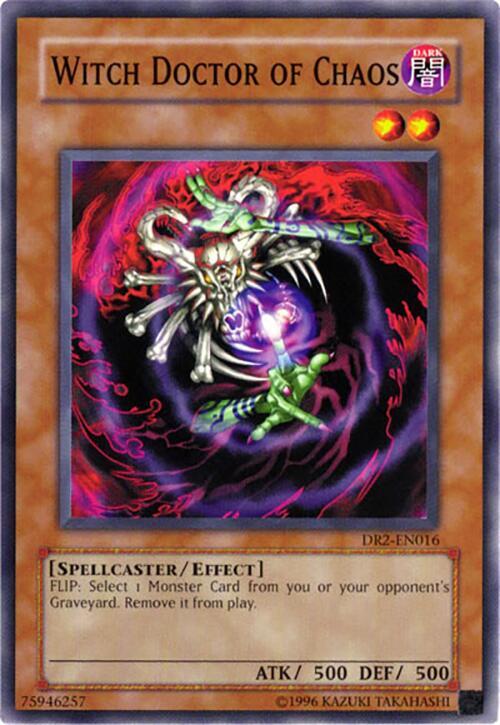 Witch Doctor of Chaos DR2-EN016 card from Dark Revelation Volume 2