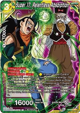 Super 17, Relentless Absorption P-327 card from Tournament Promotion Cards