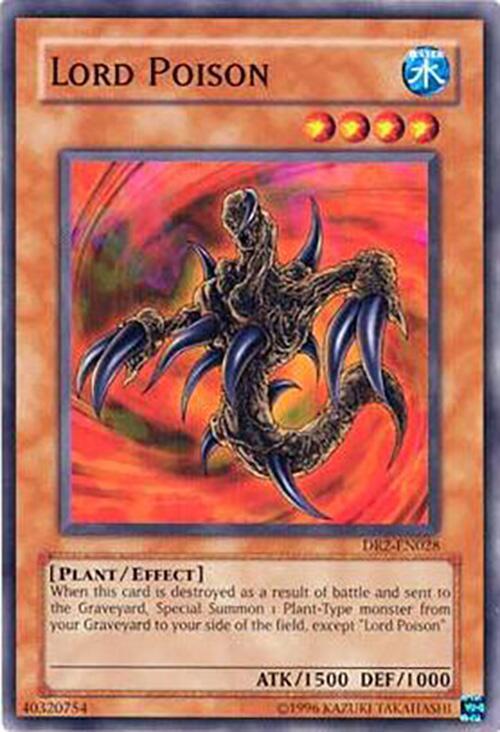 Lord Poison DR2-EN028 card from Dark Revelation Volume 2