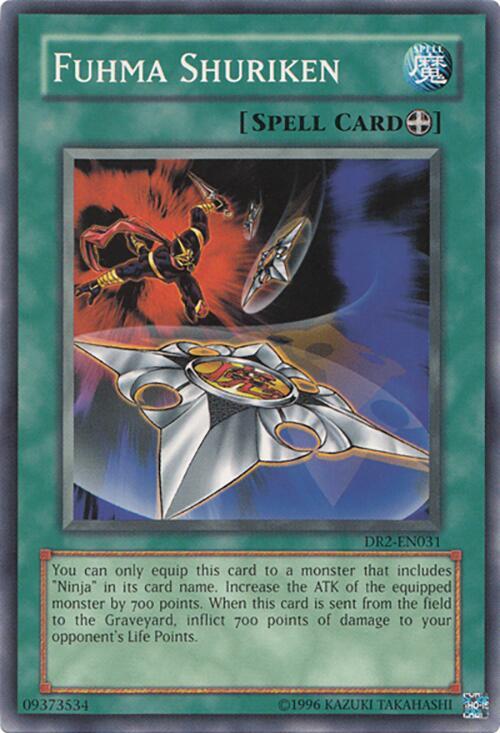 Fuhma Shuriken DR2-EN031 card from Dark Revelation Volume 2