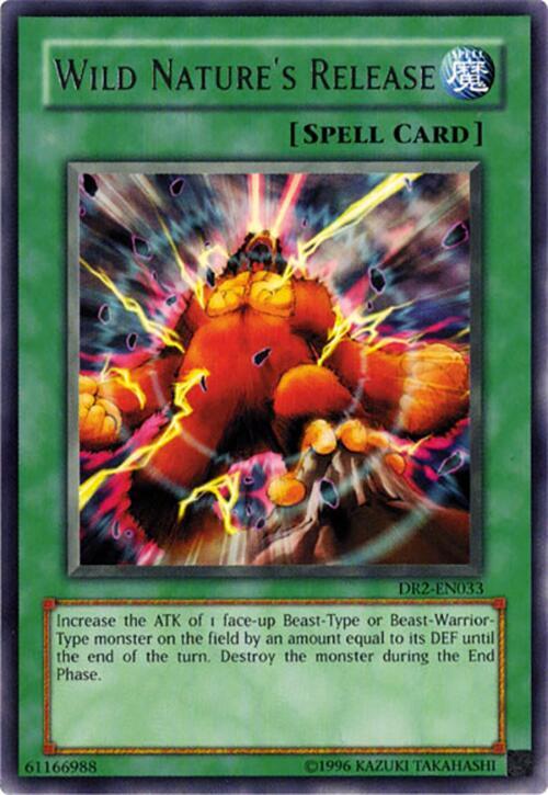 Wild Nature's Release DR2-EN033 card from Dark Revelation Volume 2