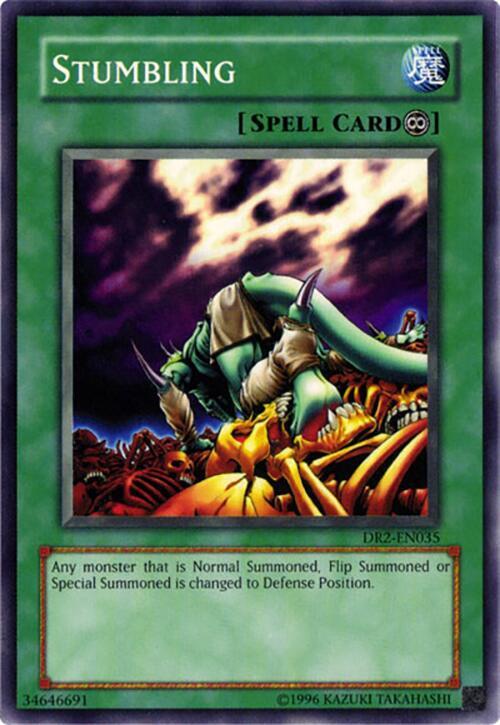 Stumbling DR2-EN035 card from Dark Revelation Volume 2