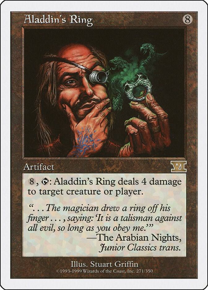 Aladdin's Ring 271 card from Classic Sixth Edition