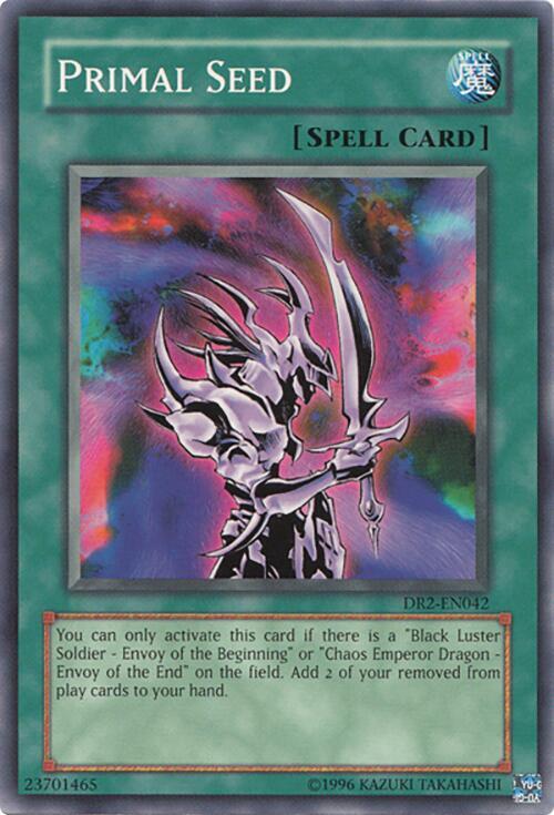Primal Seed DR2-EN042 card from Dark Revelation Volume 2