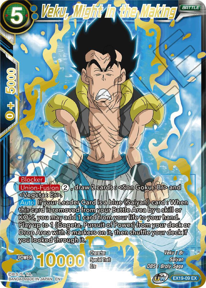 Veku, Might in the Making EX19-09 card from Special Anniversary Set 2021