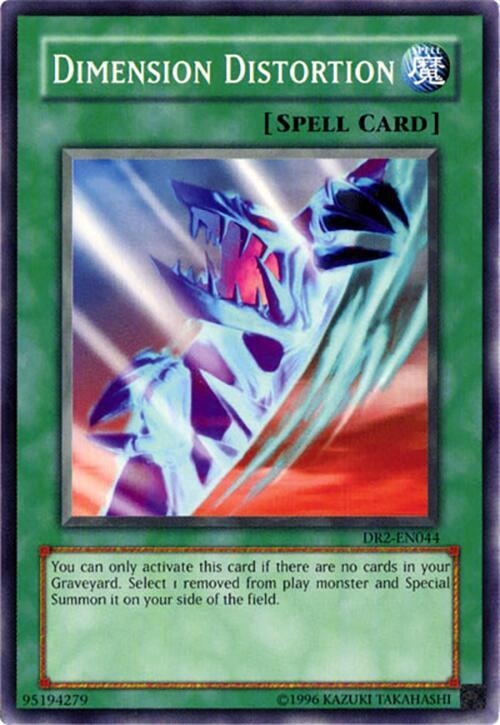 Dimension Distortion DR2-EN044 card from Dark Revelation Volume 2
