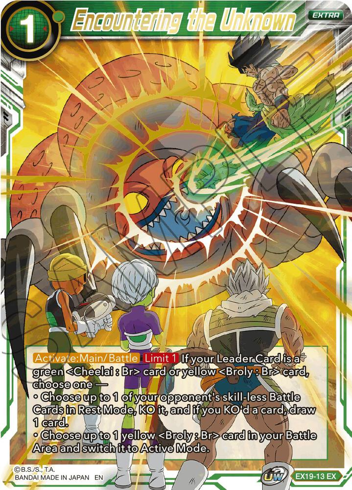 Encountering the Unknown EX19-13 card from Special Anniversary Set 2021