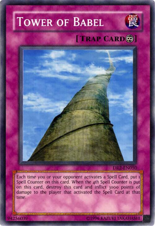 Tower of Babel DR2-EN050 card from Dark Revelation Volume 2