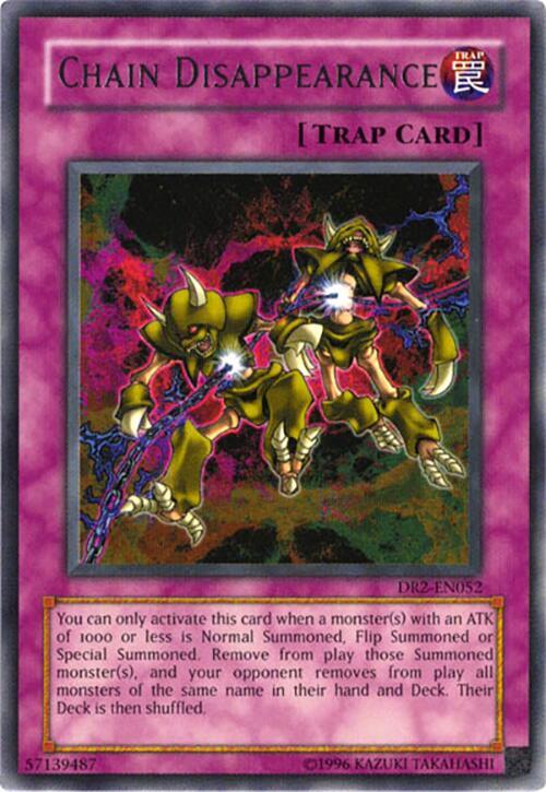 Chain Disappearance DR2-EN052 card from Dark Revelation Volume 2