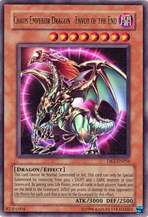 Chaos Emperor Dragon - Envoy of the End DR2-EN056 card from Dark Revelation Volume 2