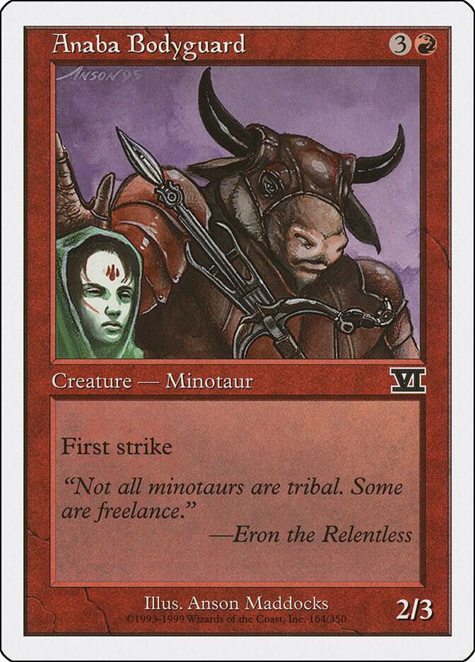 Anaba Bodyguard 164 card from Classic Sixth Edition