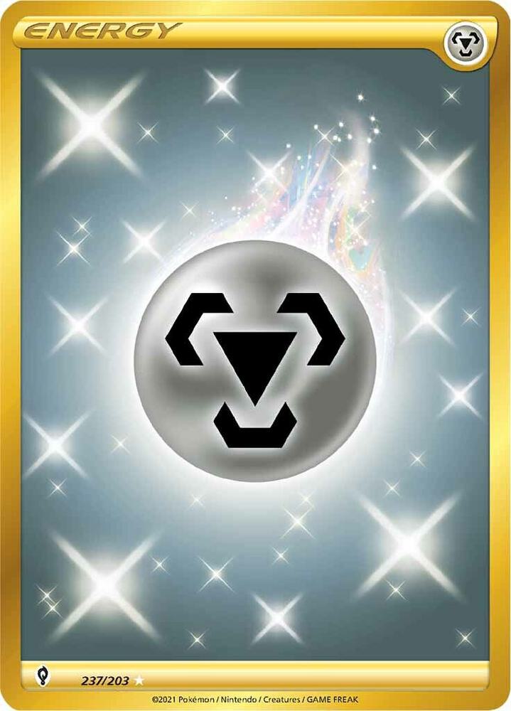 Metal Energy (Secret) 237/203 card from SWSH07: Evolving Skies
