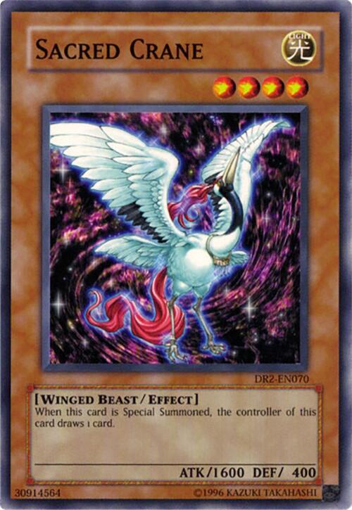 Sacred Crane DR2-EN070 card from Dark Revelation Volume 2