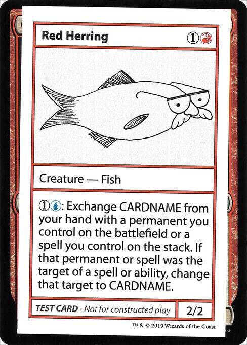 Red Herring (No PW Symbol) card from Mystery Booster: Convention Edition Exclusives