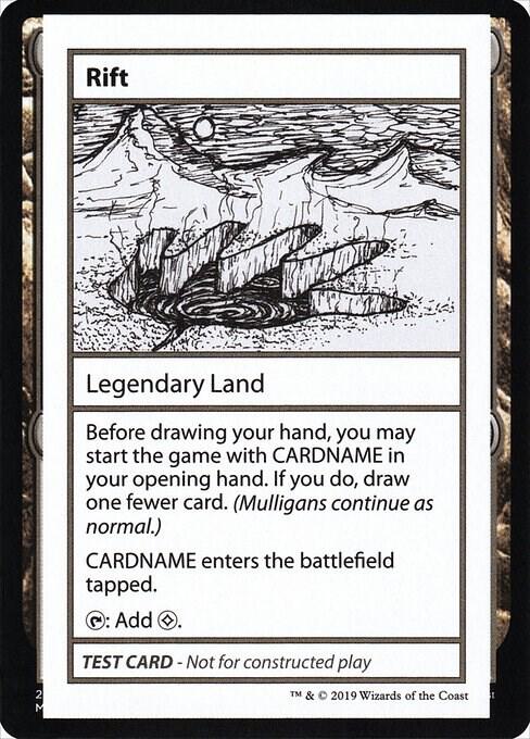 Rift (No PW Symbol) card from Mystery Booster: Convention Edition Exclusives
