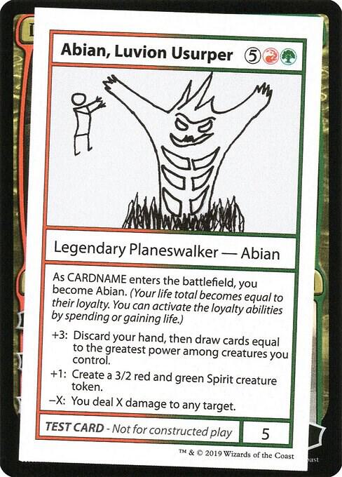 Abian, Luvion Usurper (No PW Symbol) card from Mystery Booster: Convention Edition Exclusives