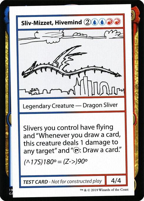 Sliv-Mizzet, Hivemind (No PW Symbol) card from Mystery Booster: Convention Edition Exclusives
