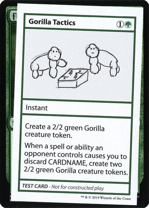 Gorilla Tactics (No PW Symbol) card from Mystery Booster: Convention Edition Exclusives