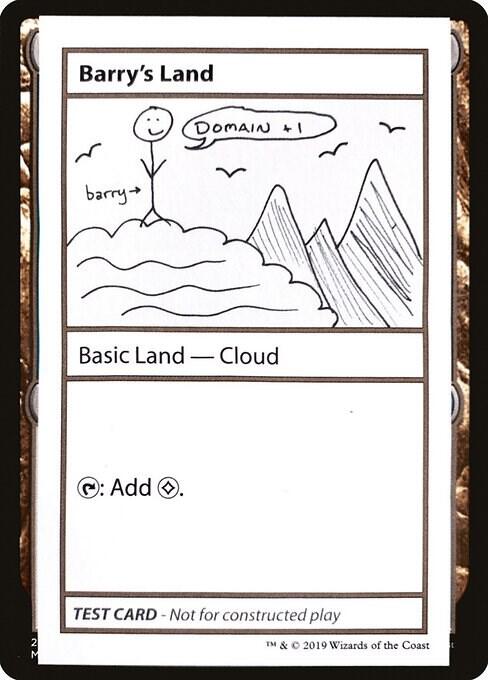 Barry's Land (No PW Symbol) card from Mystery Booster: Convention Edition Exclusives