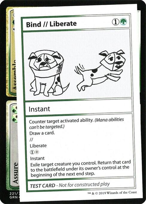 Bind // Liberate (No PW Symbol) card from Mystery Booster: Convention Edition Exclusives