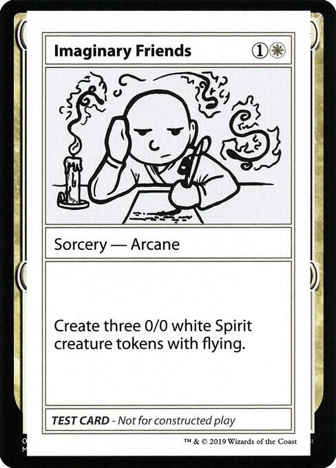 Imaginary Friends (No PW Symbol) card from Mystery Booster: Convention Edition Exclusives
