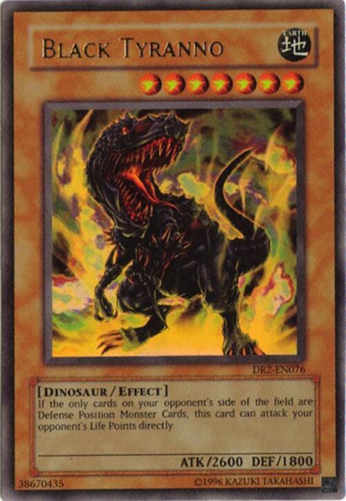 Black Tyranno DR2-EN076 card from Dark Revelation Volume 2