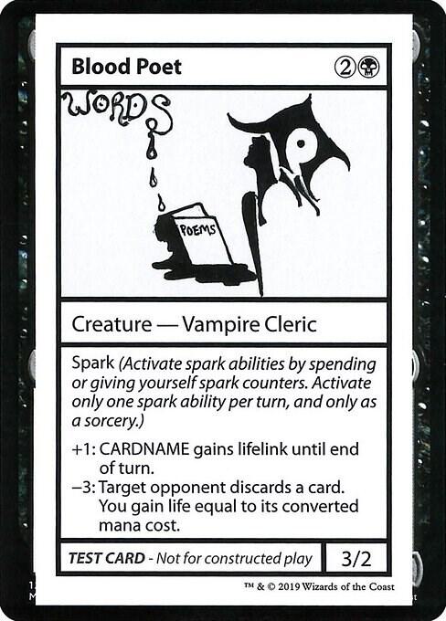 Blood Poet (No PW Symbol) card from Mystery Booster: Convention Edition Exclusives