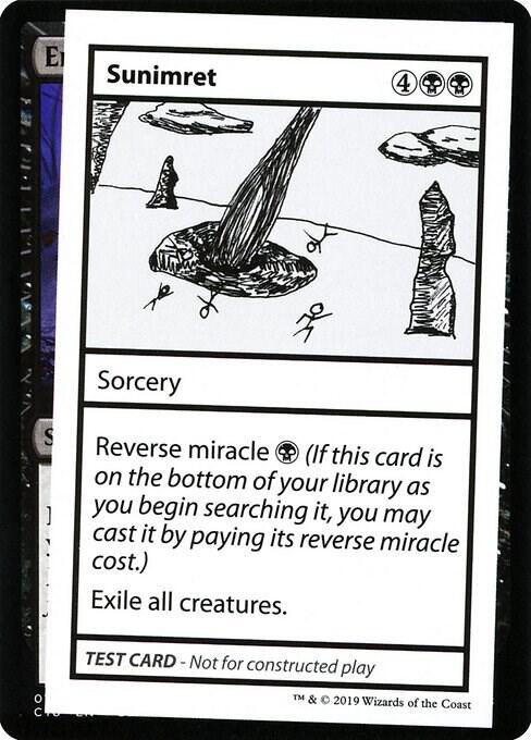 Sunimret (No PW Symbol) card from Mystery Booster: Convention Edition Exclusives