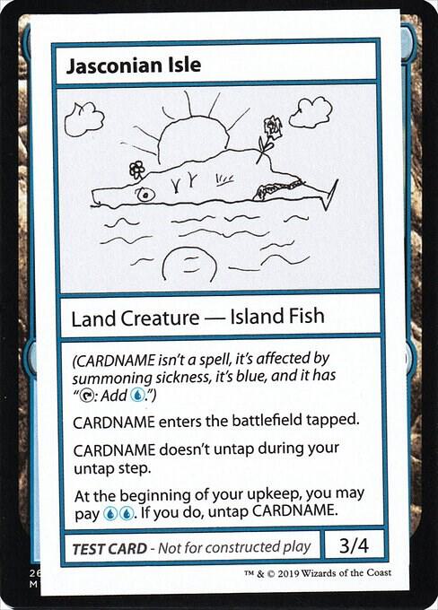 Jasconian Isle (No PW Symbol) card from Mystery Booster: Convention Edition Exclusives